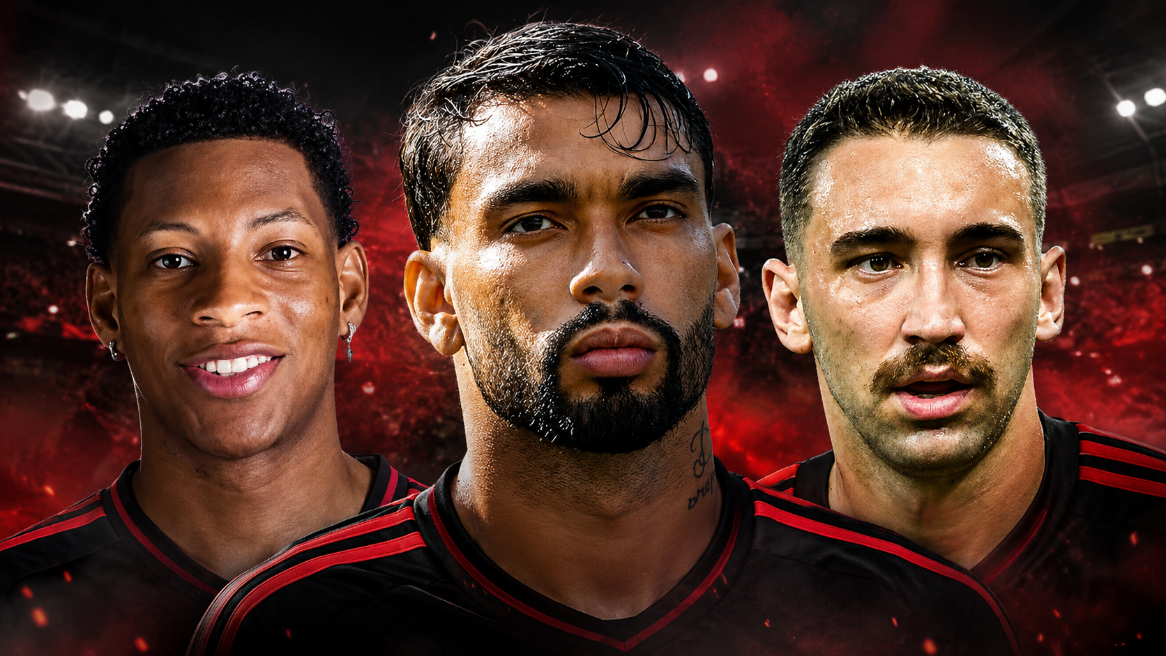 Flamengo ganha Paquetá, Plata e Léo Ortiz para o Vitória