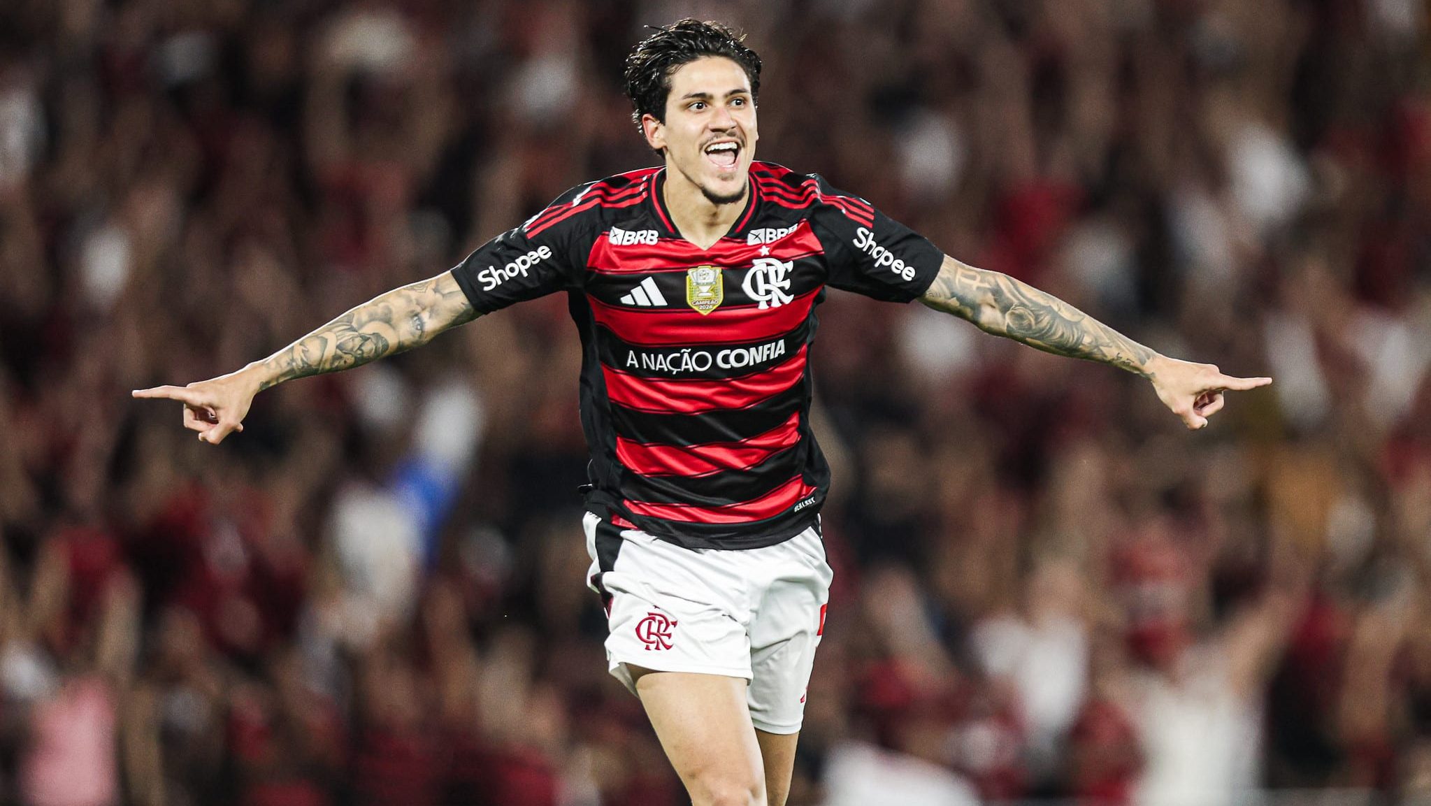 Pedro larga na frente para ser titular contra o Cruzeiro
