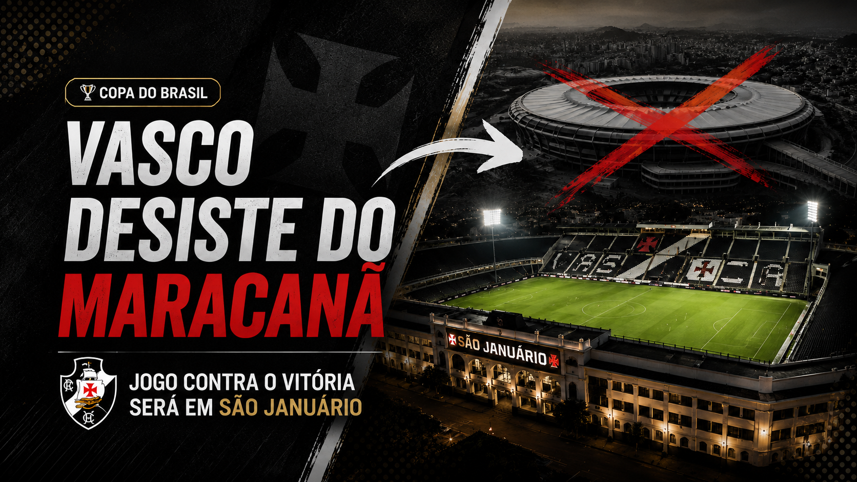 Vasco desiste do Maracanã após veto de Flamengo e Flu