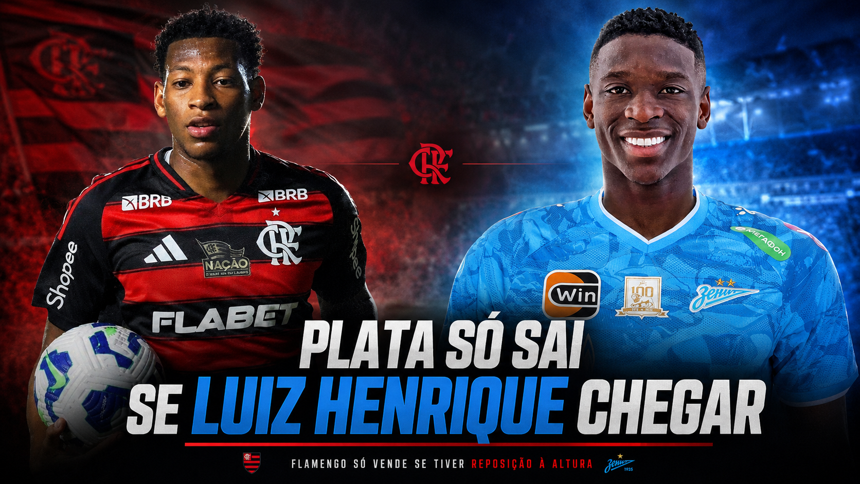 Flamengo condiciona saída de Plata a Luiz Henrique