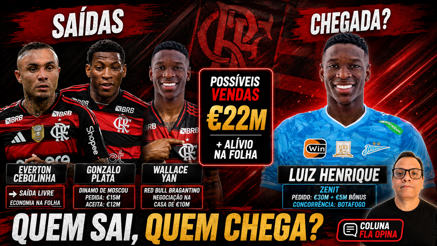 Flamengo faz caixa e prepara nova investida no mercado