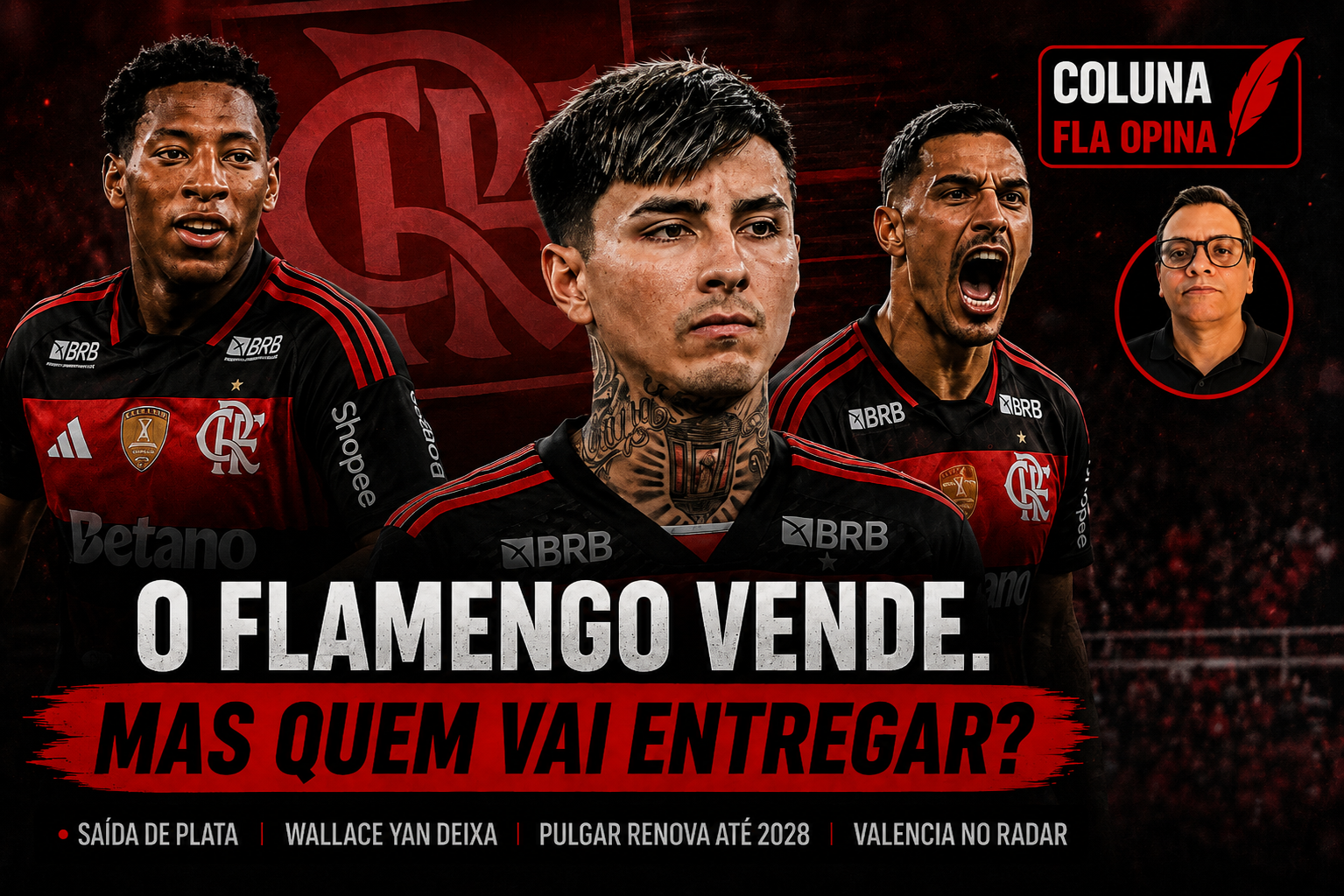 O Flamengo mexe no elenco. Mas qual é o plano?