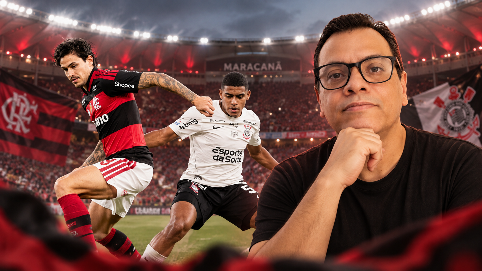 Flamengo x Corinthians: domínio, susto e gol de BH