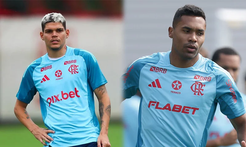 Ayrton Lucas larga na frente de Alex Sandro