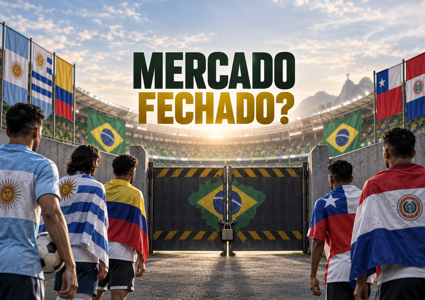 Estrangeiros no Brasileirão: regra mexe com o mercado