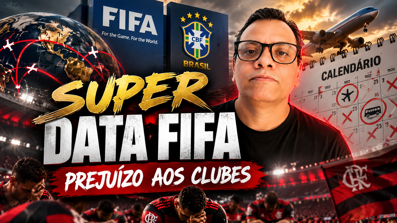 Super Data Fifa deixa prejuízo e pouco futebol ao Flamengo