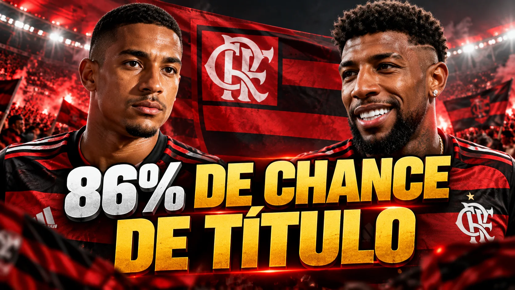 Flamengo: chances de título chegam a 86,8% no Brasileirão